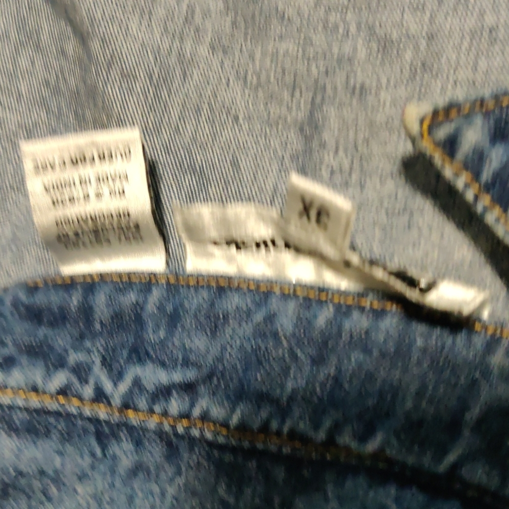 Cathy Daniels Denim jeans jacket women's 3x